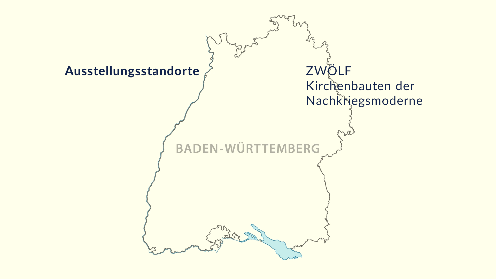 Ausstellungsorte in Baden-Württemberg